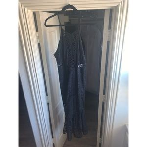 Free People Lace Black Dress